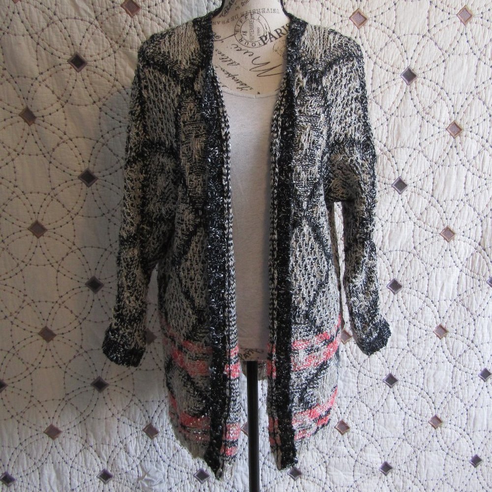 GUC Full Tilt Multi Colored Open Cardigan S